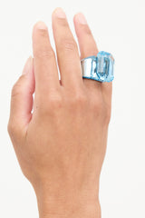 Swarovski Crystal Lucent Cocktail Ring
