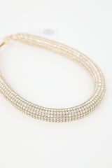 Swarovski X Christopher Kane Crystal Slim Bolster Necklace