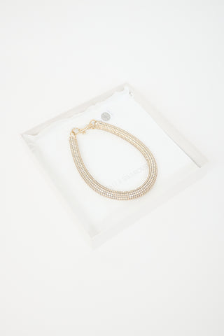 Swarovski X Christopher Kane Crystal Slim Bolster Necklace