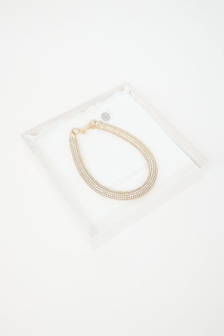 Swarovski X Christopher Kane Crystal Slim Bolster Necklace