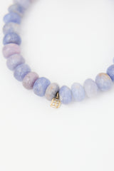 Sydney Evan 14K Gold & Amethyst Evil Eye Charm Bracelet