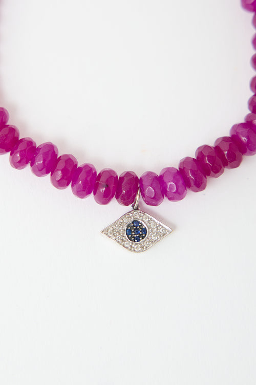 Sydney Evan Beaded Eye Bracelet