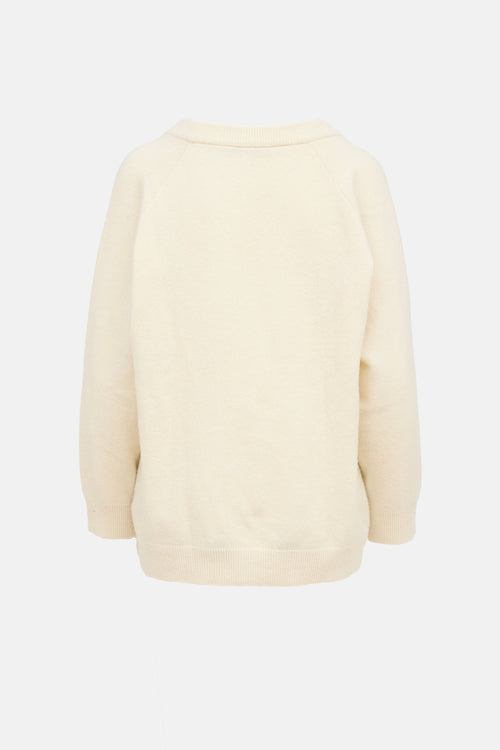 Alexander Wang Wool Blend V-Neck Sweater