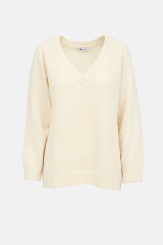Alexander Wang Wool Blend V-Neck Sweater