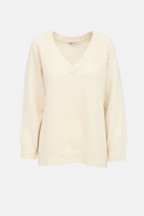 Alexander Wang Wool Blend V-Neck Sweater