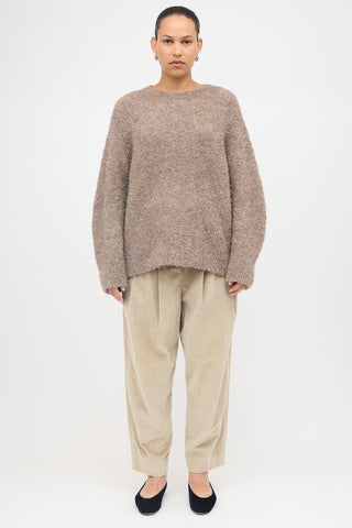 Tanya Taylor Bouclé Dutton Sweater