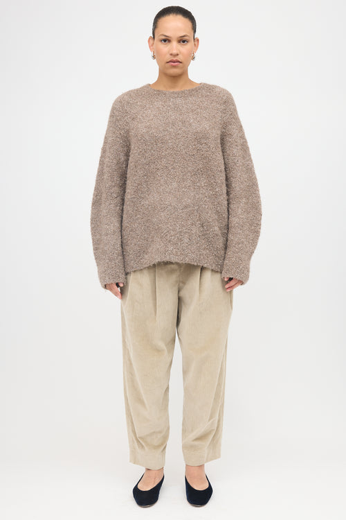 Tanya Taylor Bouclé Dutton Sweater