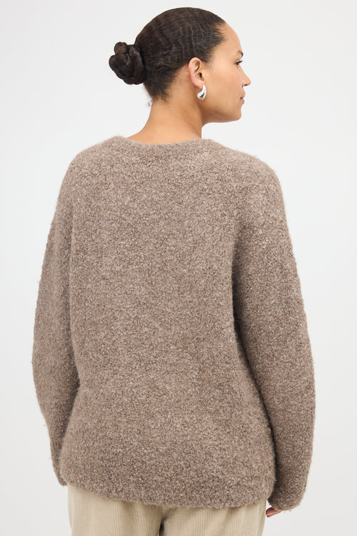 Tanya Taylor Bouclé Dutton Sweater
