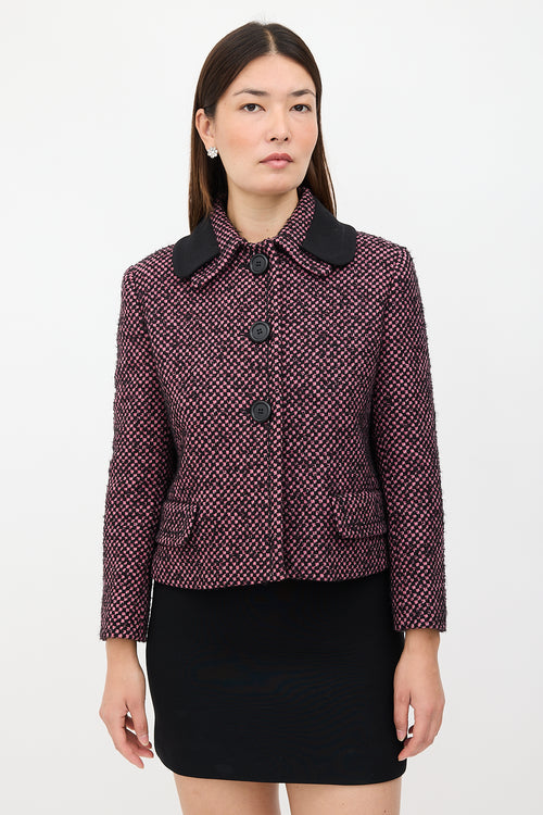 Prada 2015 Wool Tweed Jacket