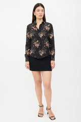 McQueen Silk Floral Shirt