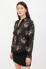 McQueen Silk Floral Shirt