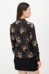 McQueen Silk Floral Shirt