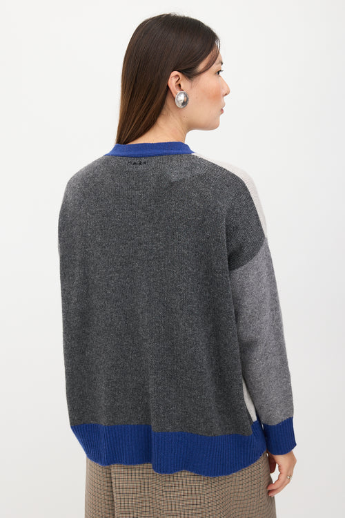 Marni Cashmere Colour Block Cardigan