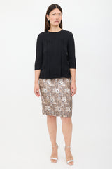 Prada 2015 Crepe Pleated Blouse