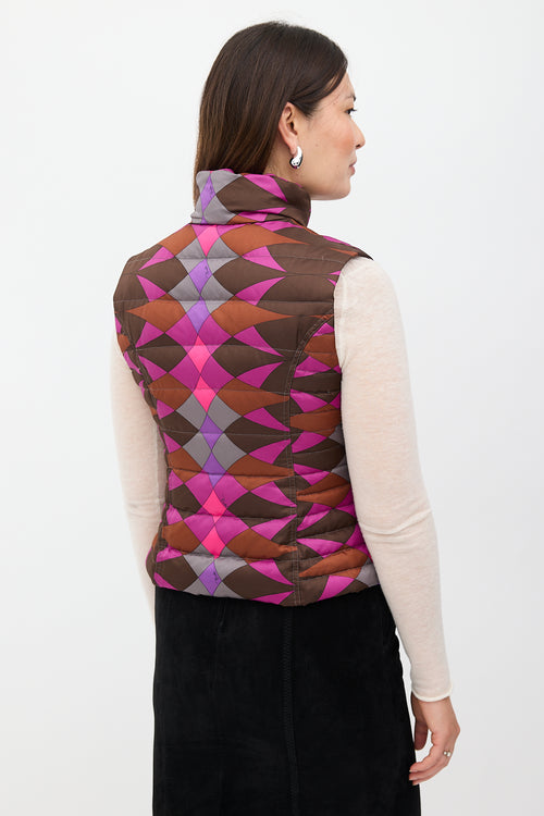 Emilio Pucci Down Printed Puffer Vest