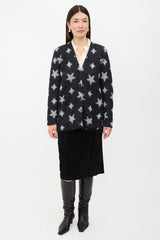 Saint Laurent 2016 Mohair Star Cardigan