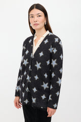 Saint Laurent 2016 Mohair Star Cardigan