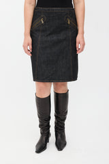 Dolce & Gabbana D&G Denim Midi Skirt