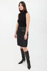 Dolce & Gabbana D&G Denim Midi Skirt
