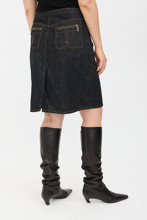 Dolce & Gabbana D&G Denim Midi Skirt