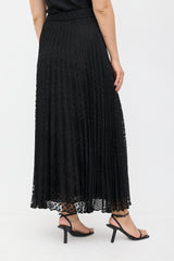 Armani Fil Coupé Pleated Skirt