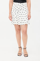 JW Anderson Crepe Printed Mini Skirt