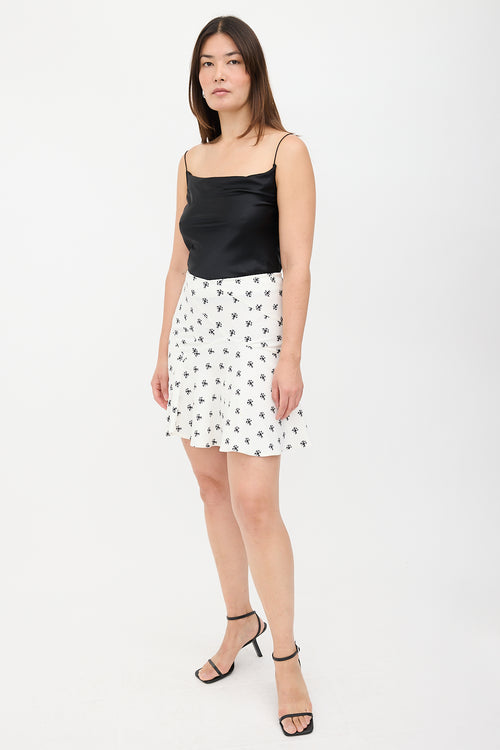 JW Anderson Crepe Printed Mini Skirt