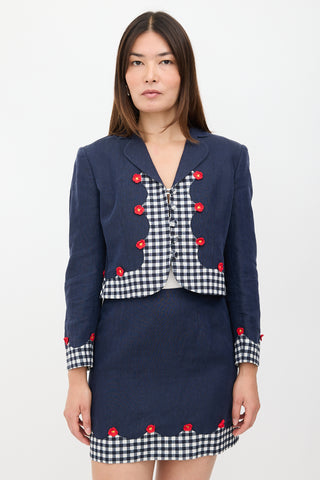 Moschino Cheap & Chic Vintage Linen Jacket