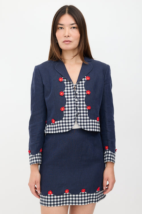 Moschino Cheap & Chic Vintage Linen Jacket