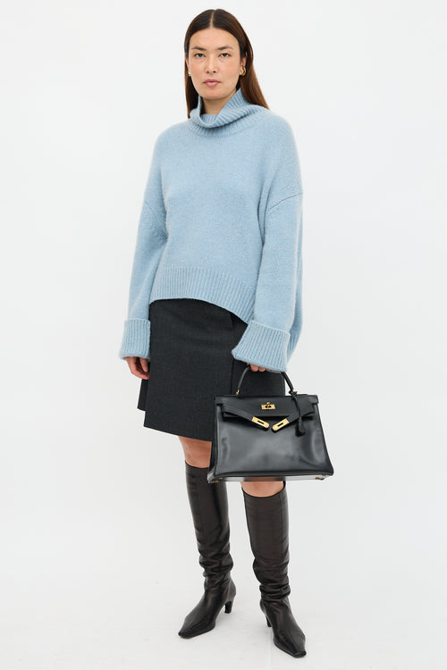 Hermès Vintage Noir H Box Kelly Sellier 32 Bag