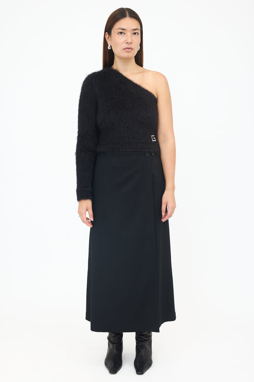 Gucci FW 2023 Mohair One Shoulder Sweater