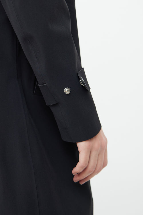 Black Long Trench Coat