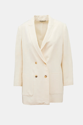 The Row Double Breasted Blazer