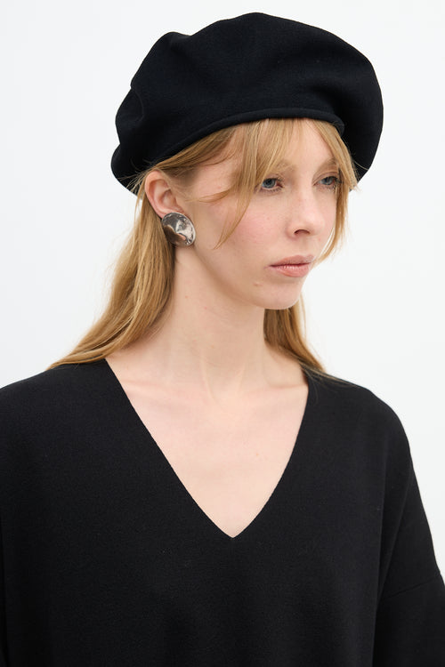 The Row Elasticized Beret