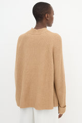 The Row Cashmere & Silk Mock Neck Sweater