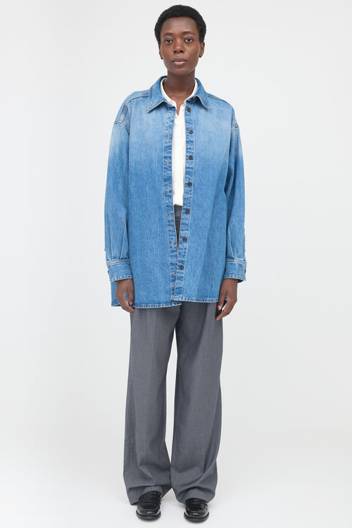 The Row Denim Frannie Shirt
