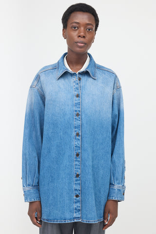 The Row Denim Frannie Shirt