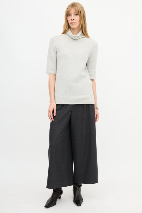 The Row Short Sleeve Sweater