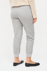 The Row Heather Grey Cashmere Lounge Pants