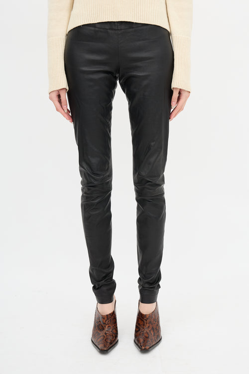 The Row Leather Legging