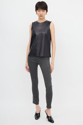 The Row Leather Vest