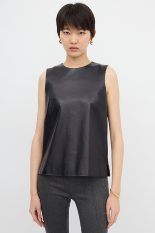 The Row Leather Vest