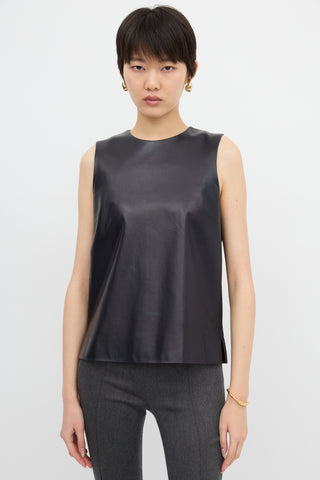 The Row Leather Vest
