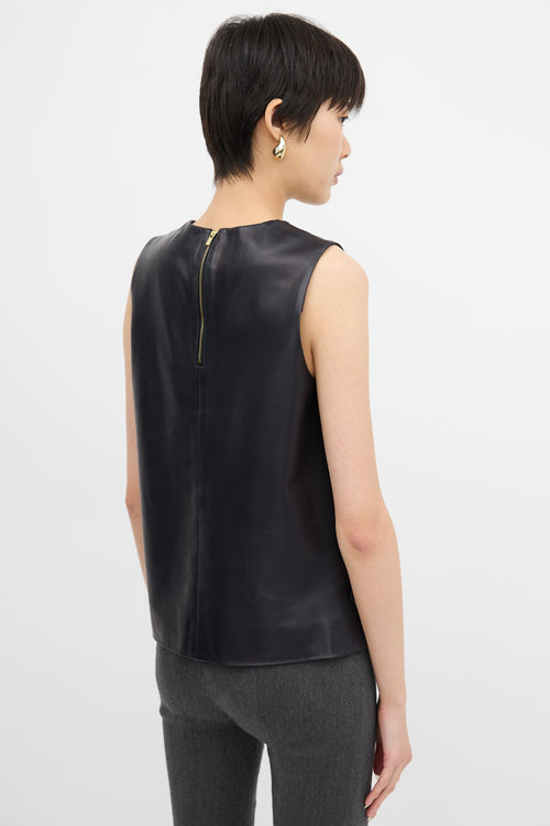 The Row Leather Vest