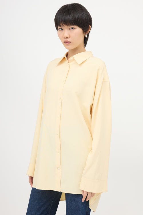 The Row Silk Andra Oversized Shirt