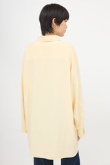 The Row Silk Andra Oversized Shirt
