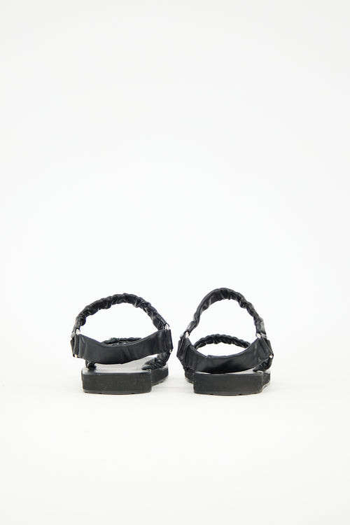 The Row Leather Egon Sandal