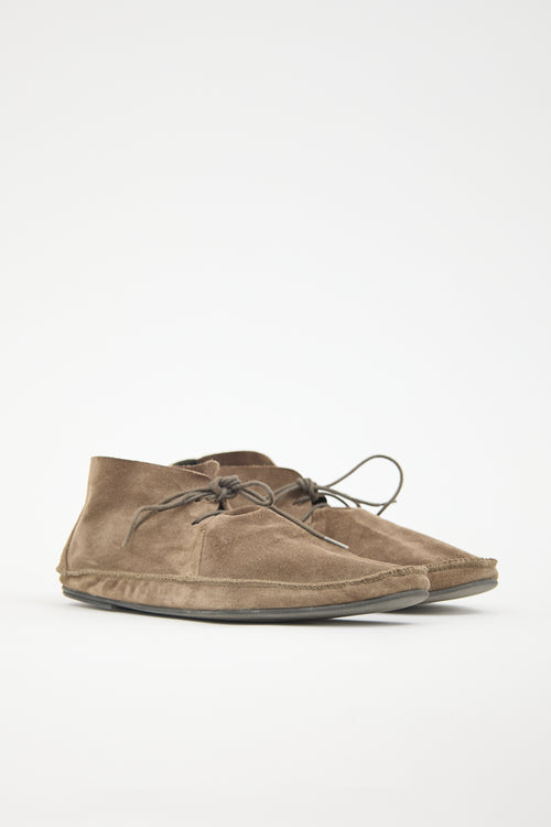 The Row Suede Tyler Boot