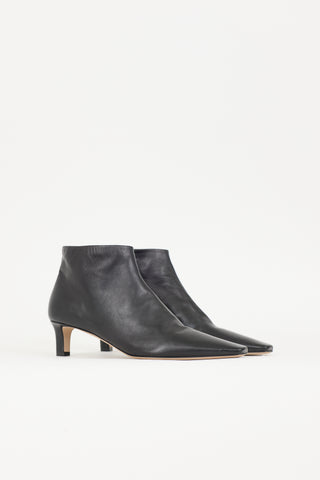 The Row Leather Carla Boot