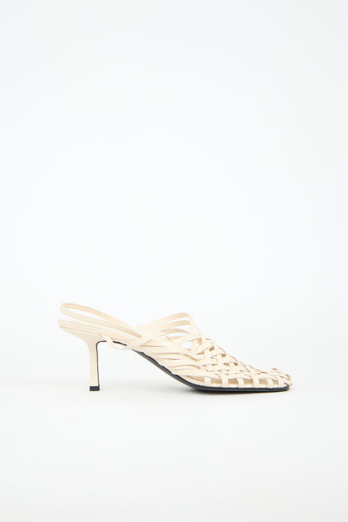 The Row Woven Leather Mule